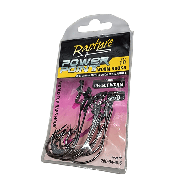 Anzuelo Rapture Power Point / Offset Worm 