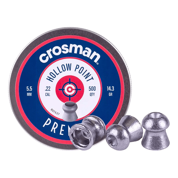 Crosman Premier Hollow Point 5.5 - 500unid. 14.3gr