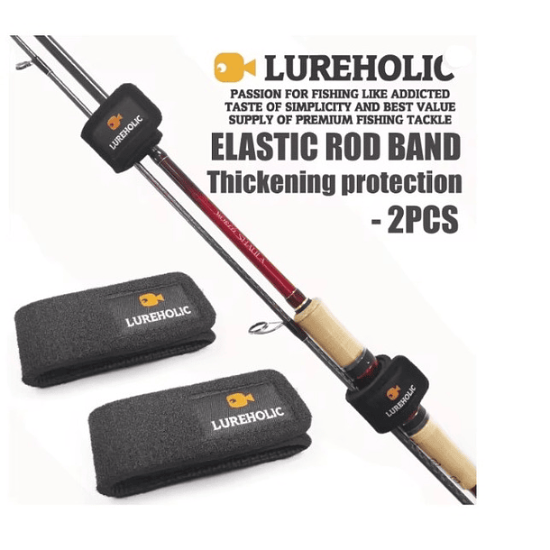 Lureholic Elastic Rod Band  2pcs.