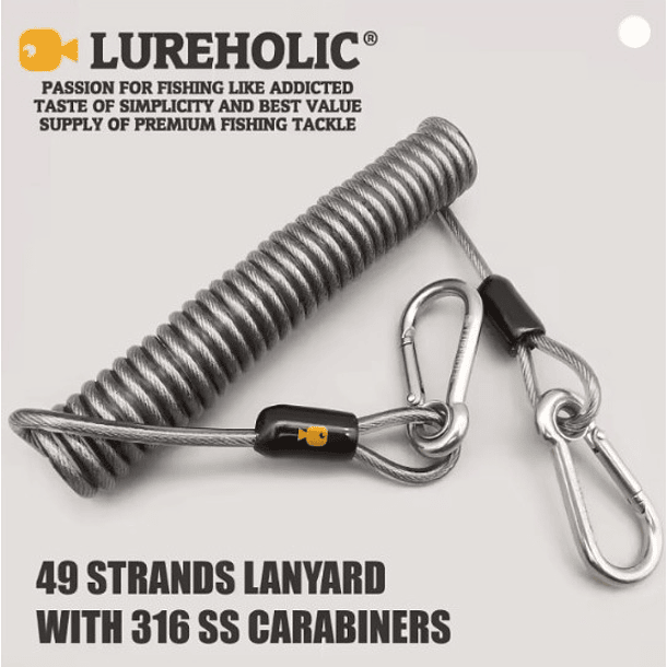 Lureholic Lanyard 3.0mt. 49-Braid SUS316 1