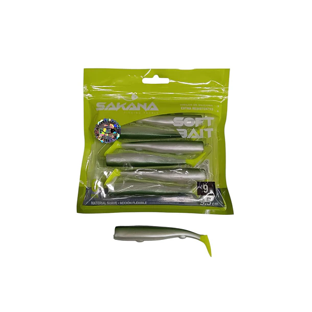 Vinilo Sakana Soft Bait   9gr. 9.5cm. 3