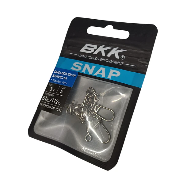 BKK Duolock Snap SWIBEL Giratorio-51 (5 UNID) (DESTORCEDOR) 5