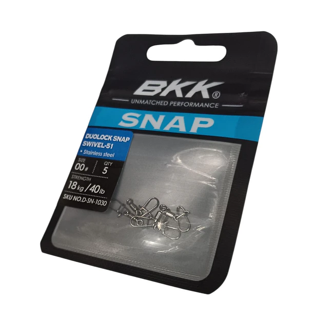 BKK Duolock Snap SWIBEL Giratorio-51 (5 UNID) (DESTORCEDOR)
