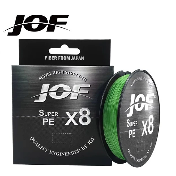 JOF Multifilamento X8 300mt. Verde