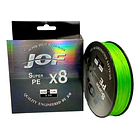 JOF Multifilamento X8 300mt. Verde 2