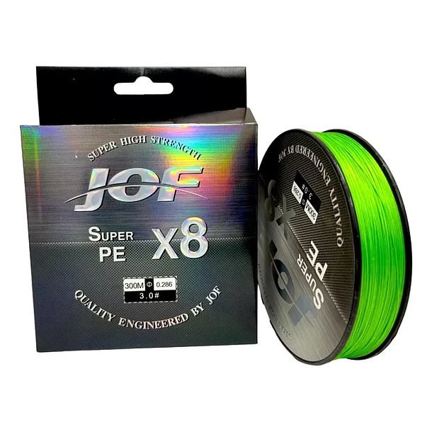 JOF Multifilamento X8 300mt. Verde 2