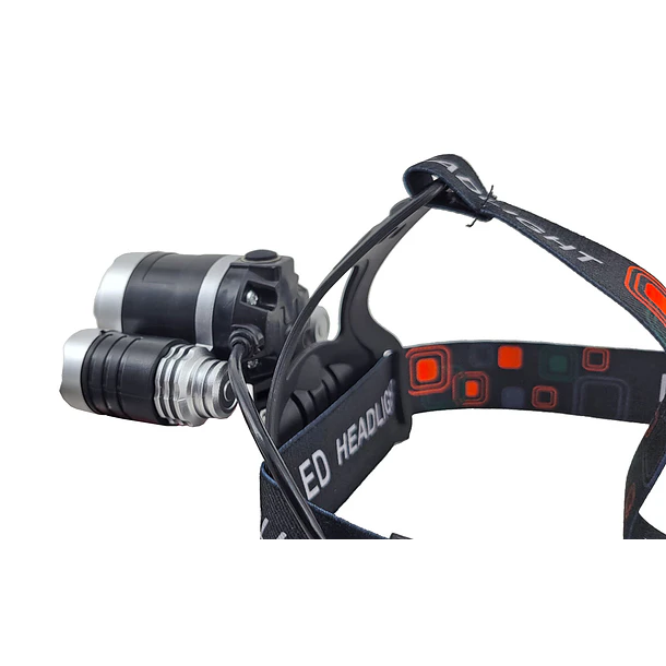 Linterna Frontal Recargable LED T6 3