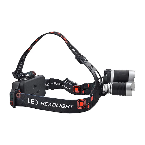 Linterna Frontal Recargable LED T6 2