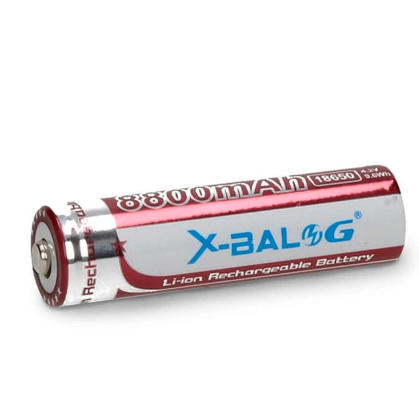 Pila Recargable X-BALOG 18650  8800mah 2