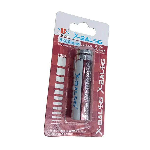Pila Recargable X-BALOG 18650  8800mah 1