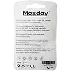 Pila Recargables MAXDAY de Litio 18650  4000mAh. 3
