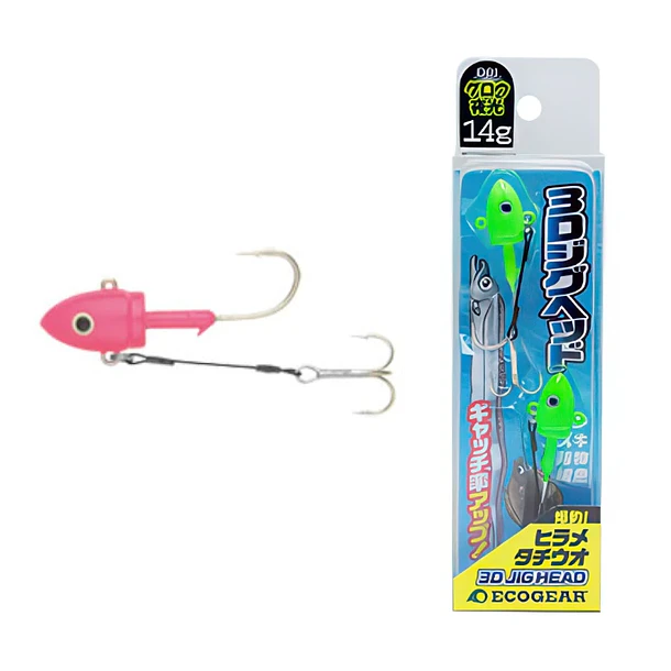 EcoGear 3D Jig Head Painted 14gr - 20gr. (2unid.)