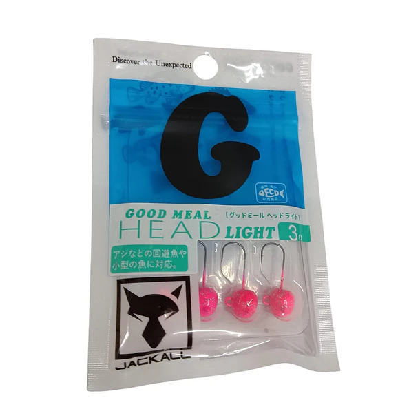 Jackall Jighead Good Meal Head Light 3gr.  (4unid.)