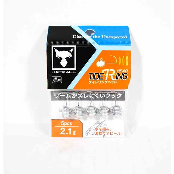 Jackall Tide Ring Head 2.1 gr. 5pcs. 1