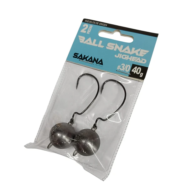 SAKANA Jighead BALL SNAKE  #3/0  40gr. 
