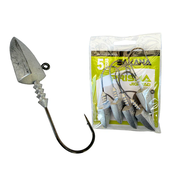 SAKANA Jighead PRISMA  30gr. y 40gr. 5 unid.