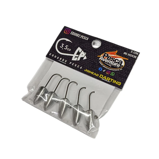 Jig Head Eduardo Pesca Darting / varios gramajes. (5 unid.) 1