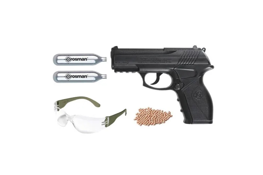 KIT CROSMAN PISTOLA  P10 CAL.4.5MM