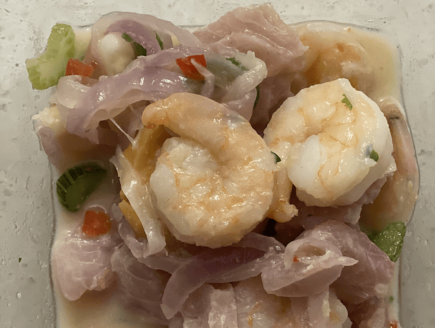 Ceviche Mixto Reineta-Camarón