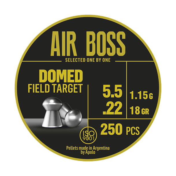 Poston Apolo Field Tarjet  Air Boss 5,5 18 gr 250 Un