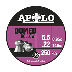 Poston Apolo Domed Hollow 5,5 14,6 gr 250 Un