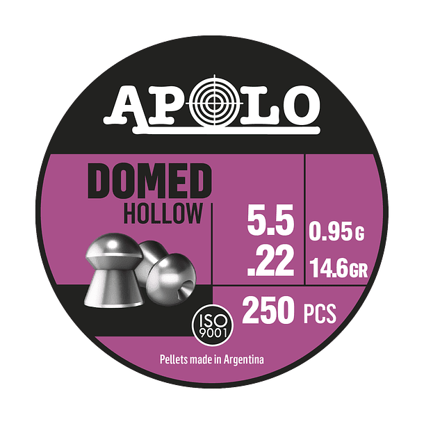 Poston Apolo Domed Hollow 5,5 14,6 gr 250 Un