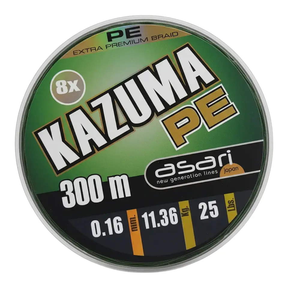 Linea De Pesca Asari Trenzada Kazuma 0,16 8x Pe 300 1