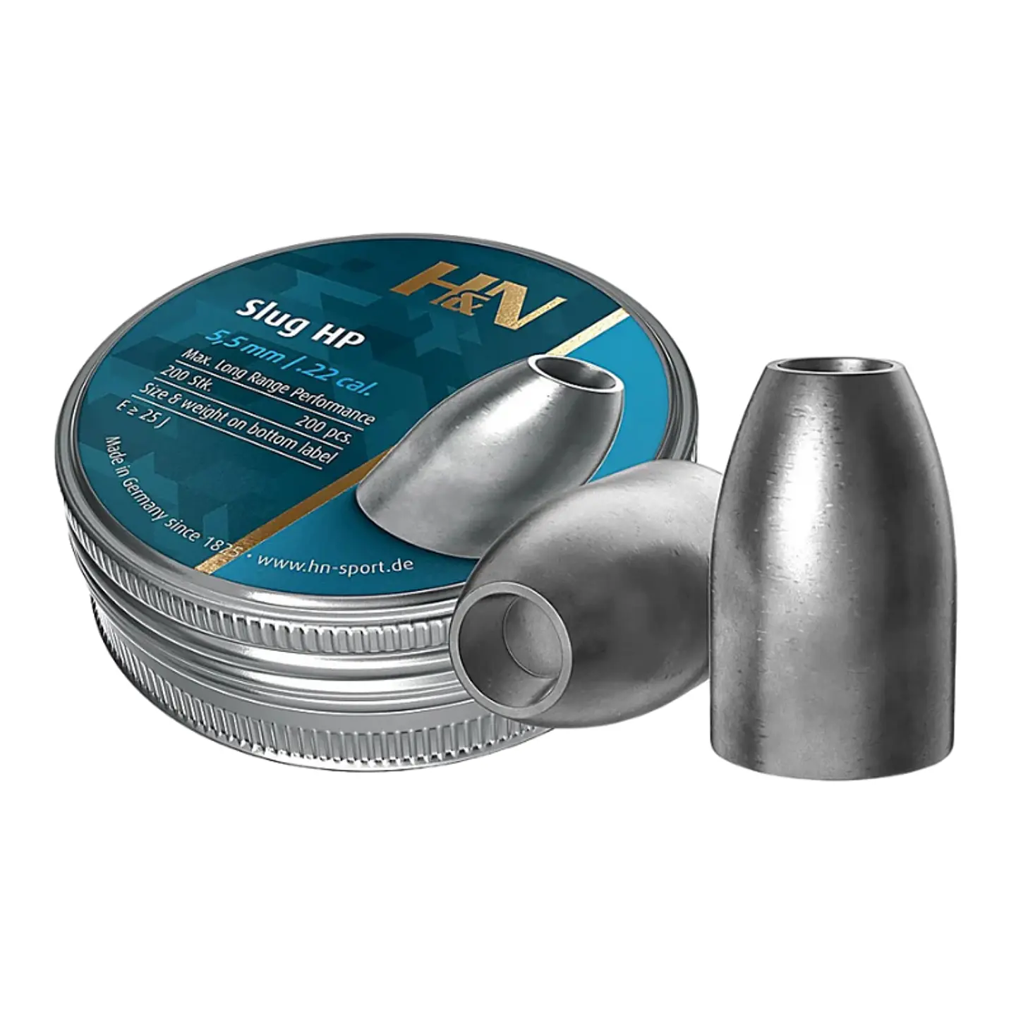 Postones Hyn Slug 5.5 Mm 200 Unidades 21 Grains 1