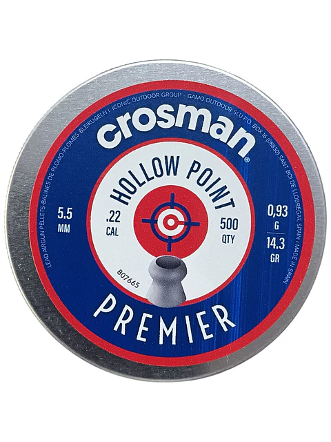 Poston Premier Hollow Pointn 5,5 14,3 gr 500 un
