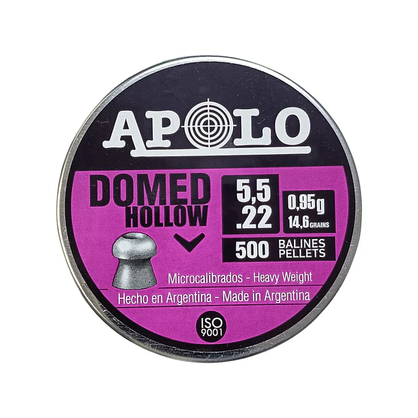 Poston Apolo Domed Hollow 5,5 14,6 gr 250 Un