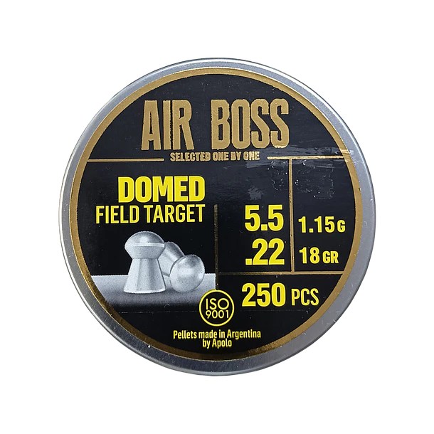 Poston Apolo Field Tarjet  Air Boss 5,5 18 gr 250 Un