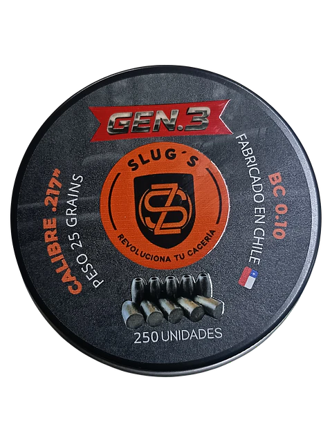 Slug ZS  25 Gr 250 Un Gen 3.