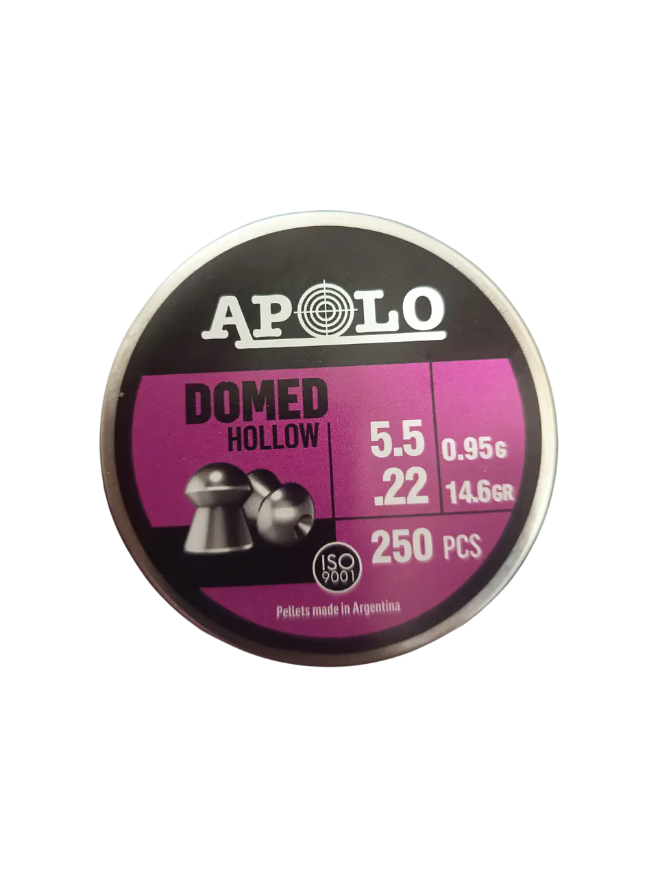 Poston Apolo Domed Hollow 5,5 14,6 gr 250 Un 1