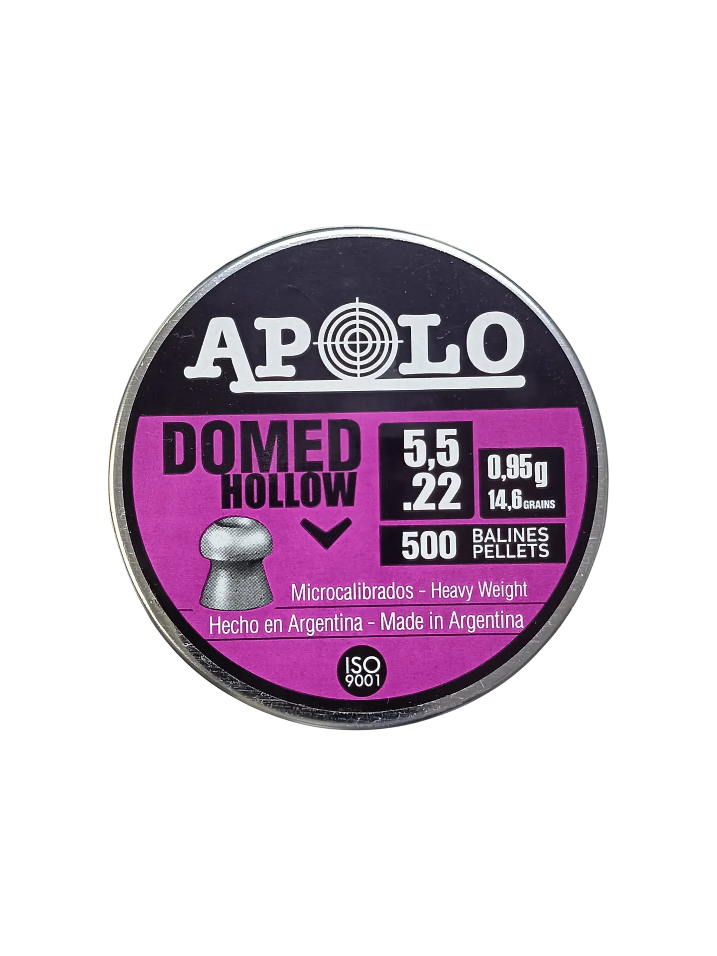 Poston Apolo Domed Hollow 5 ,5 14,6 gr 500 Un 1