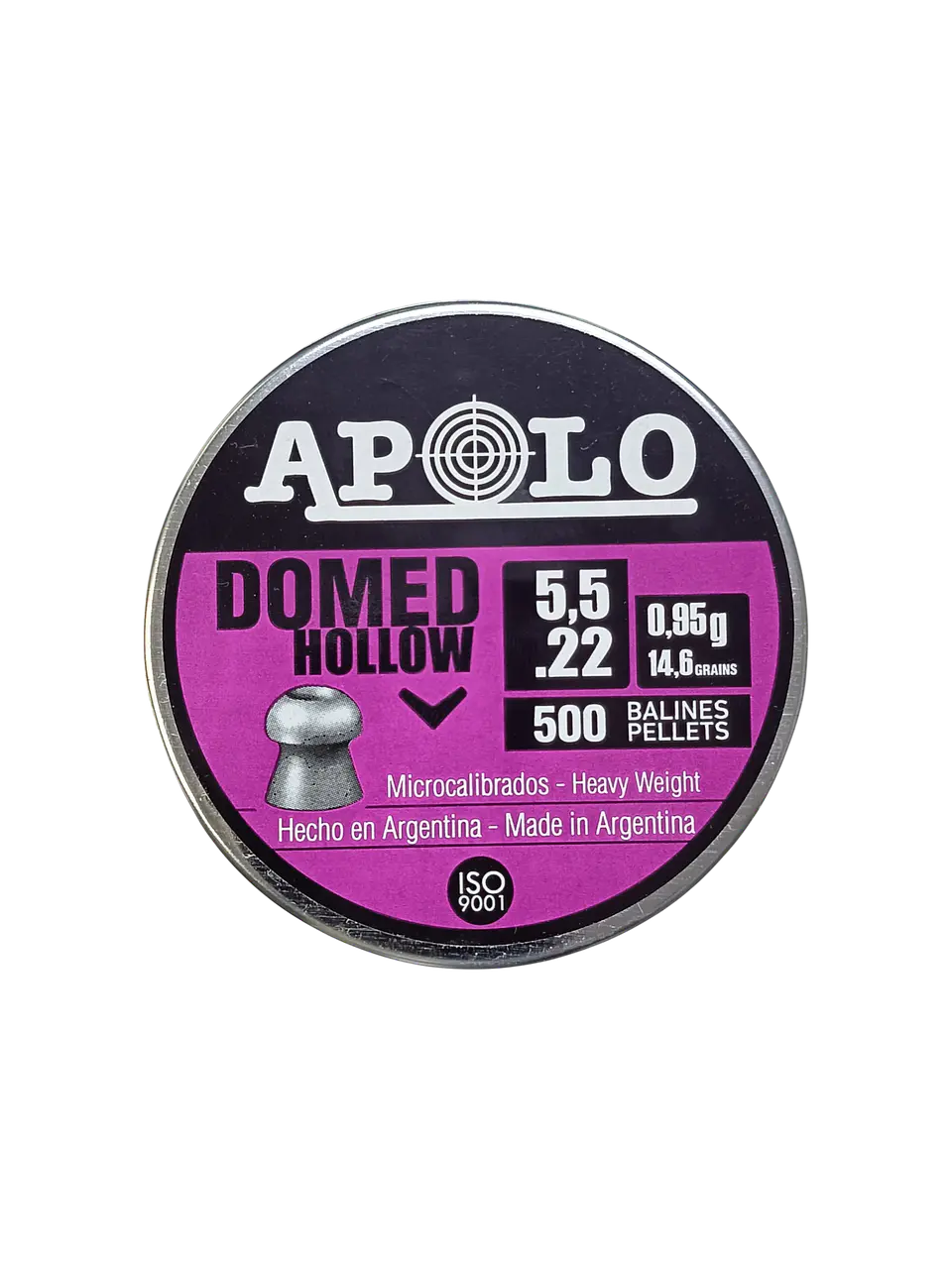 Poston Apolo Domed Hollow 5 ,5 14,6 gr 500 Un 1