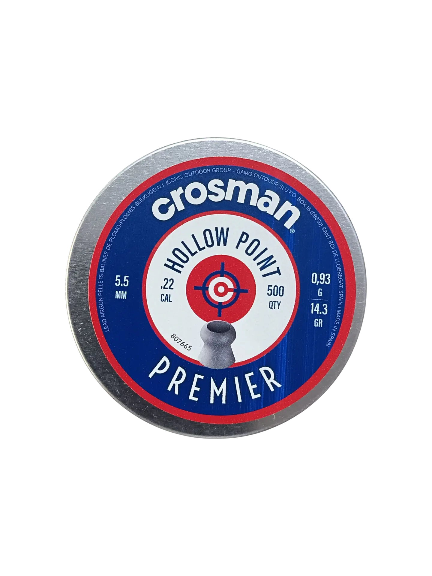 Poston Premier Hollow Pointn 5,5 14,3 gr 500 un 1