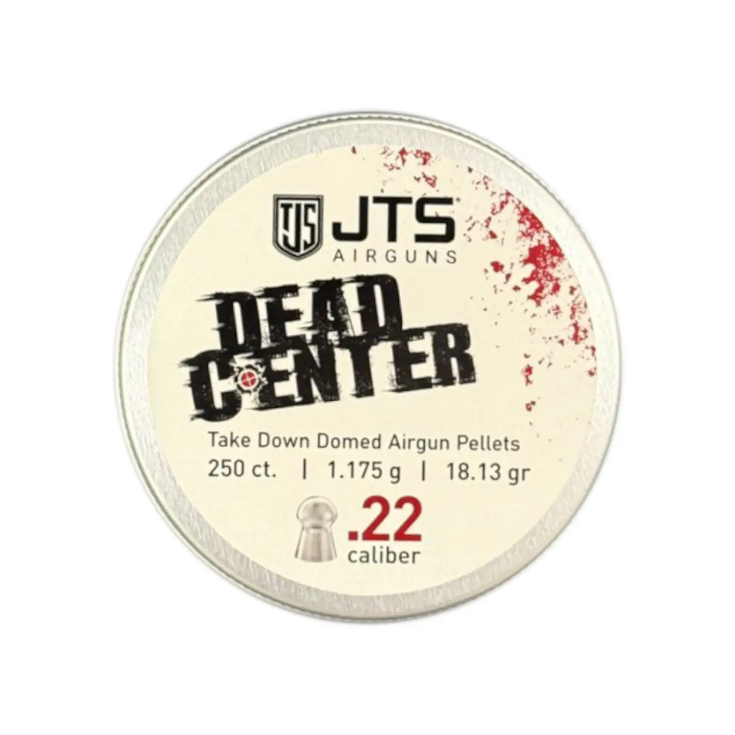 Postones Jts Dead Center 18.13gr 5.5 Mm - Domed  (250uds) 1