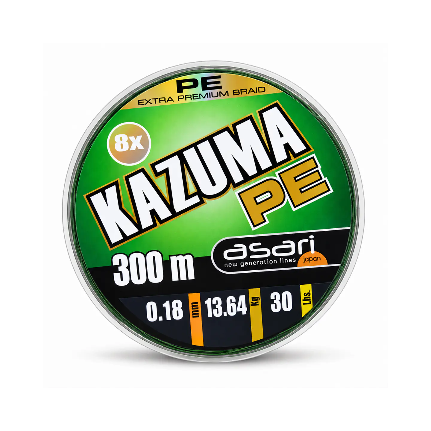 Linea De Pesca Asari Trenzada Kazuma 0,18 8x Pe 300 1