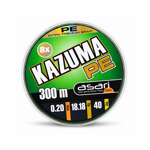 Linea De Pesca Asari Trenzada Kazuma 0,20 8x Pe 300