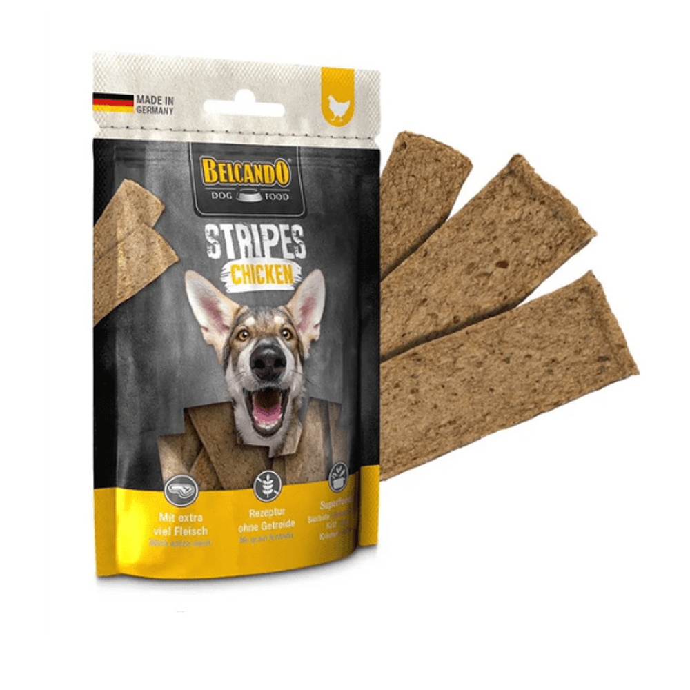 Snacks Belcando | Stripes Pollo – 70 Gr