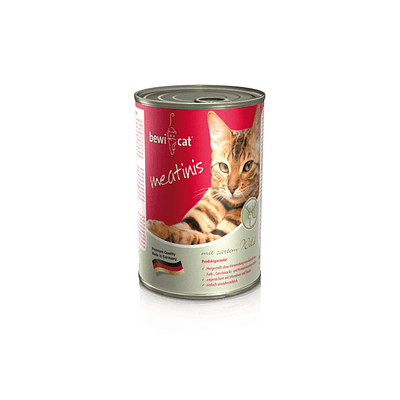 Bewicat Lata Gato Rico En Venado 400 Gr