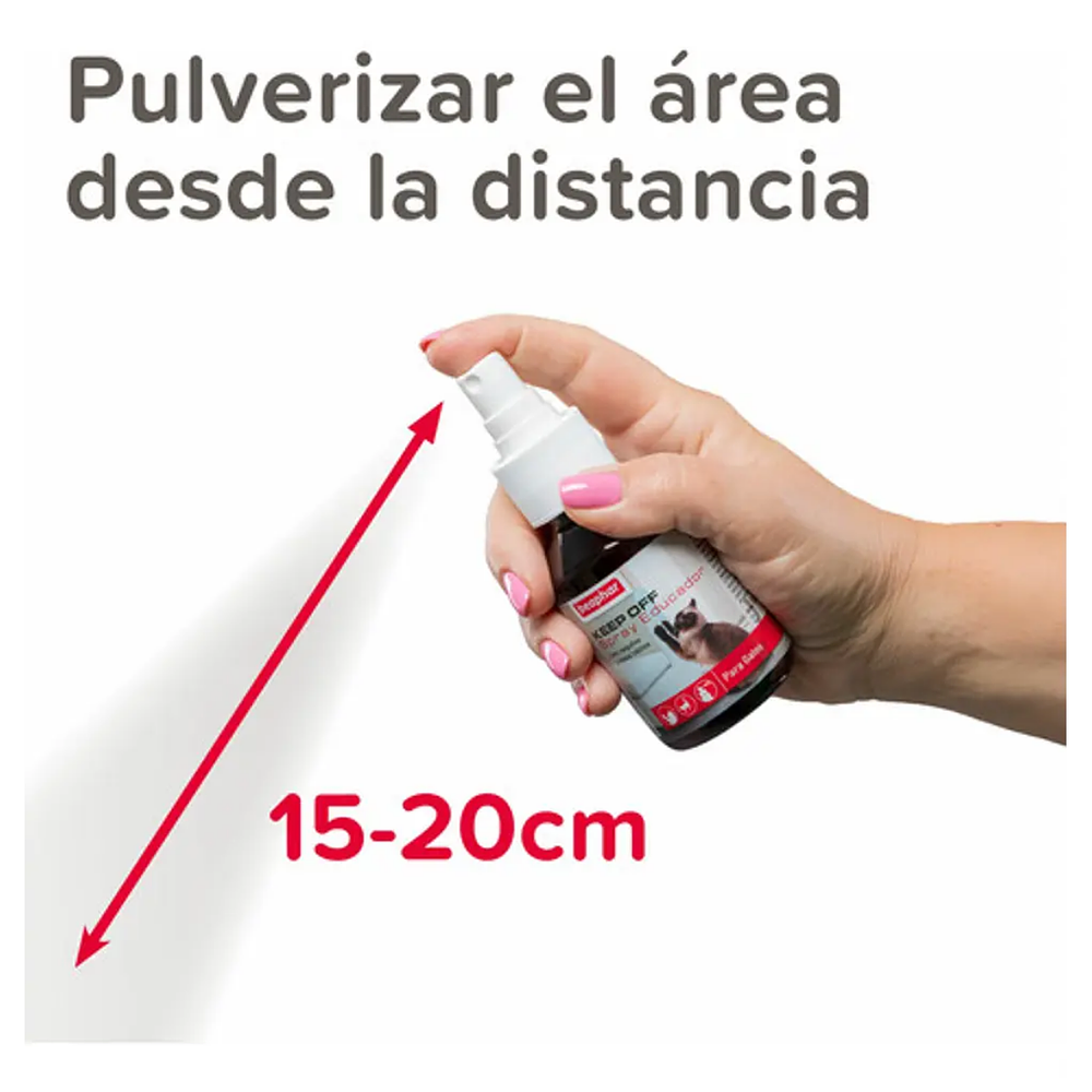 Spray Educador Gato Anti Rasguños- Keep Off Beaphar 100 ml