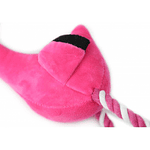 Juguete para perro peluche flamenco con cuerda BRNX