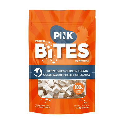 Pink Bites Pollo para Perros y Gatos 60 g