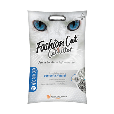 Arena Sanitaria Fashion Cat - Bentonita Natural 8 Kilos