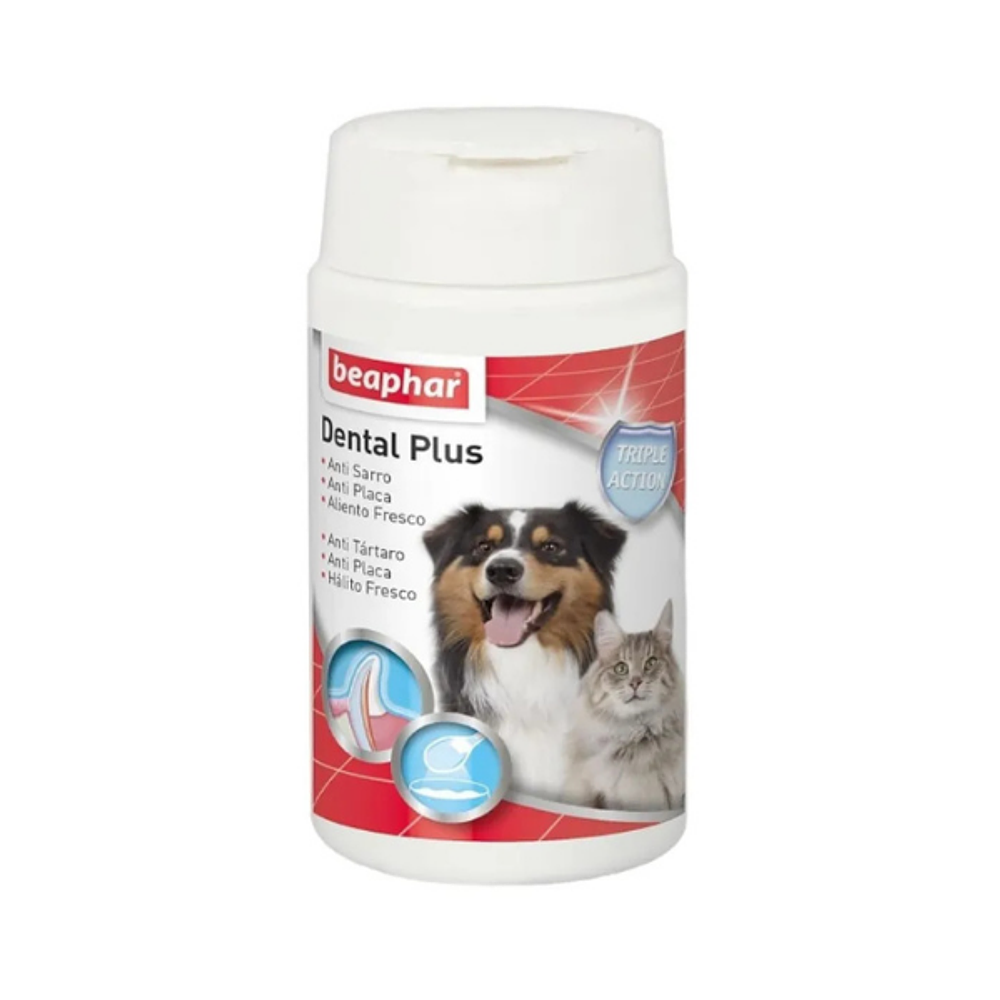 Beaphar Polvo Dental Plus Para Perros y Gatos 75 g