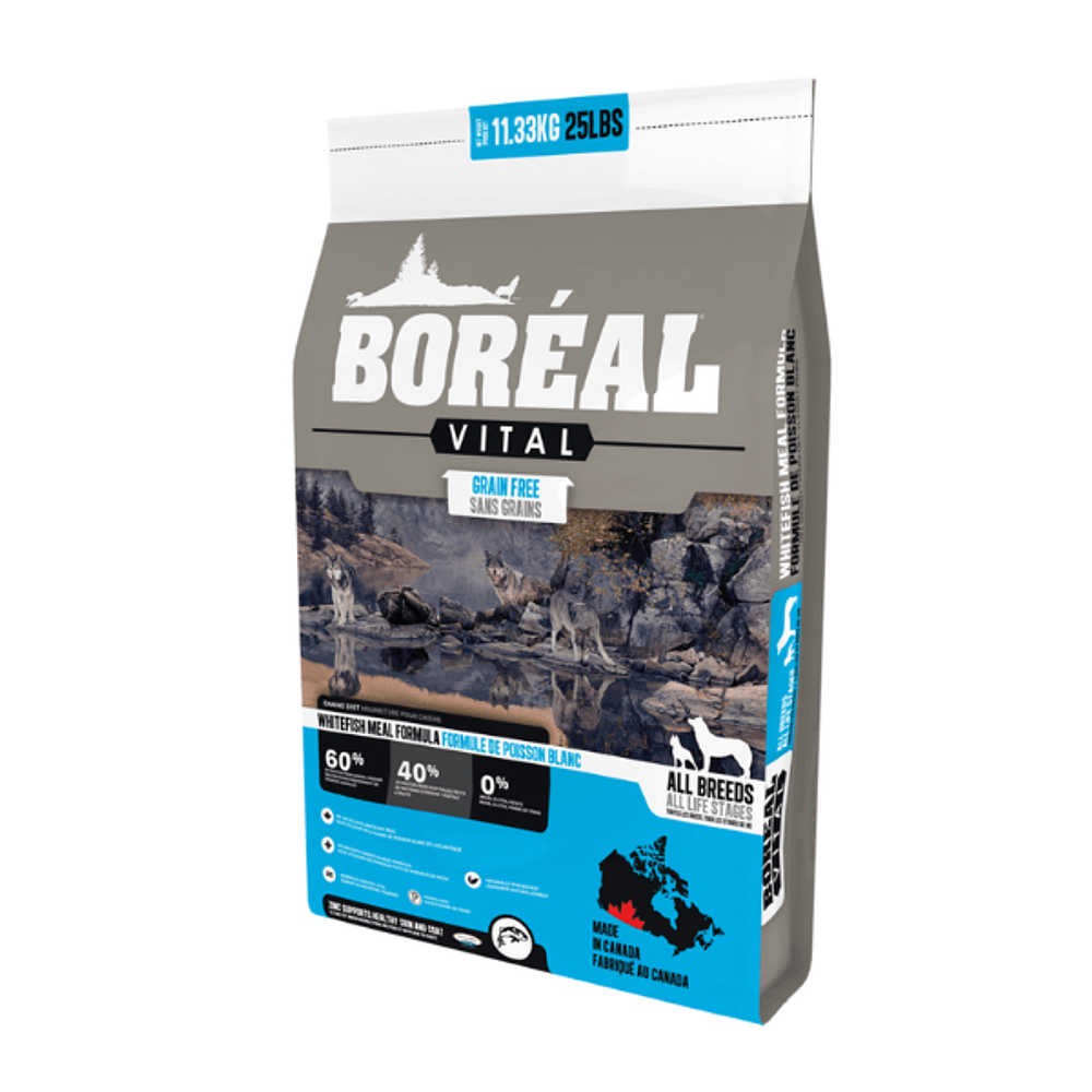 Boréal Vital Perros all Breed WhiteFish Libre de Granos 11,3 Kilos