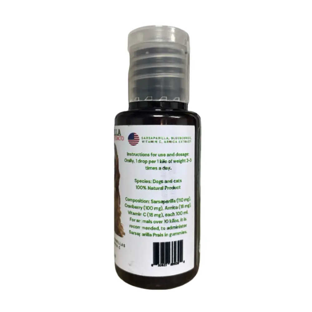 ZARZAPARRILLA GOTAS PARA PERROS Y GATOS 30ML