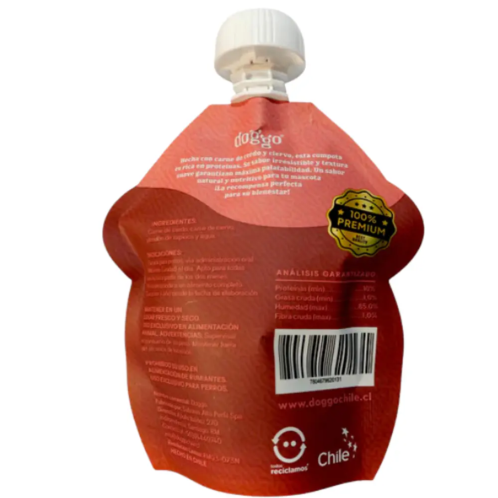 COMPOTA PERRO CERDO DOGGO 120GR