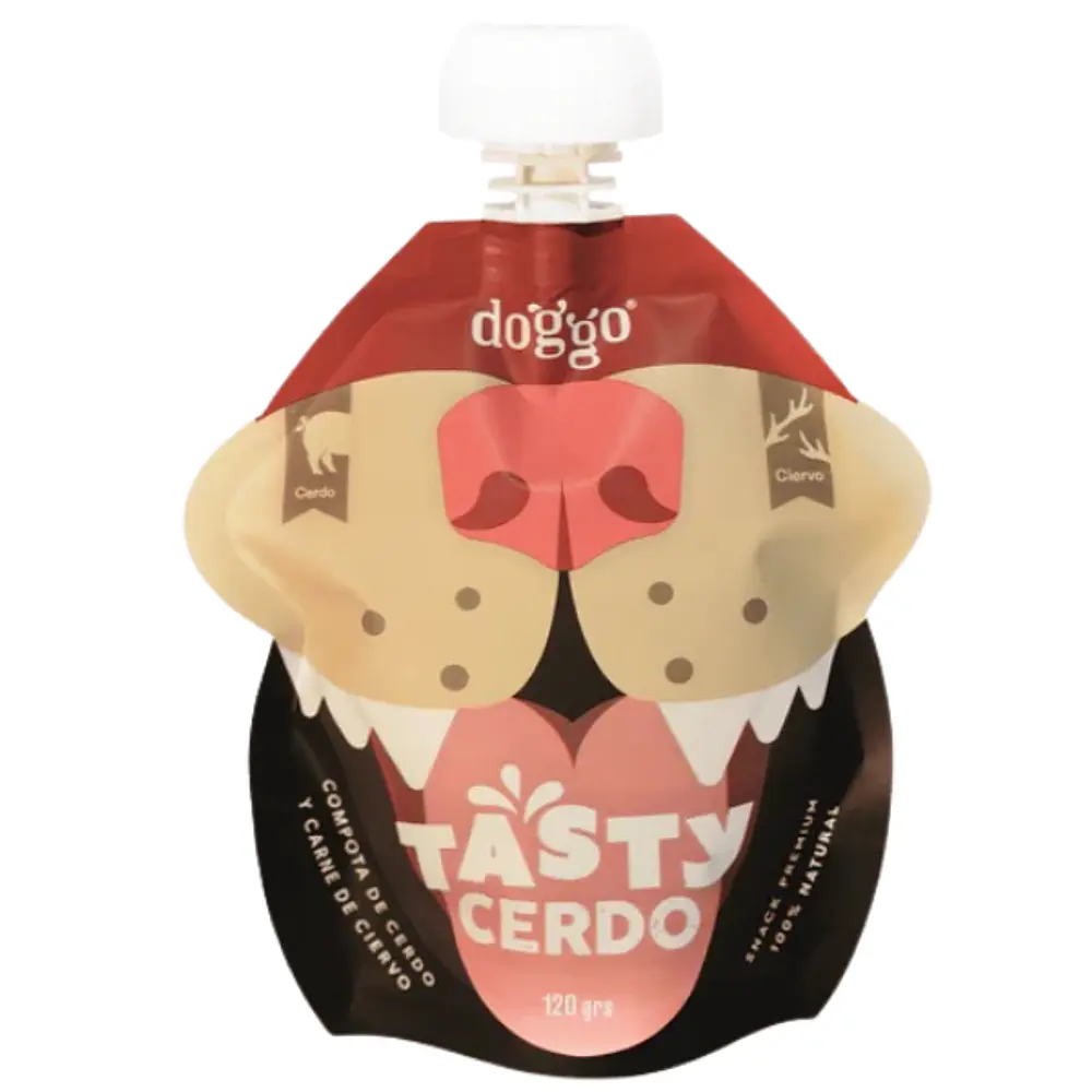 COMPOTA PERRO CERDO DOGGO 120GR